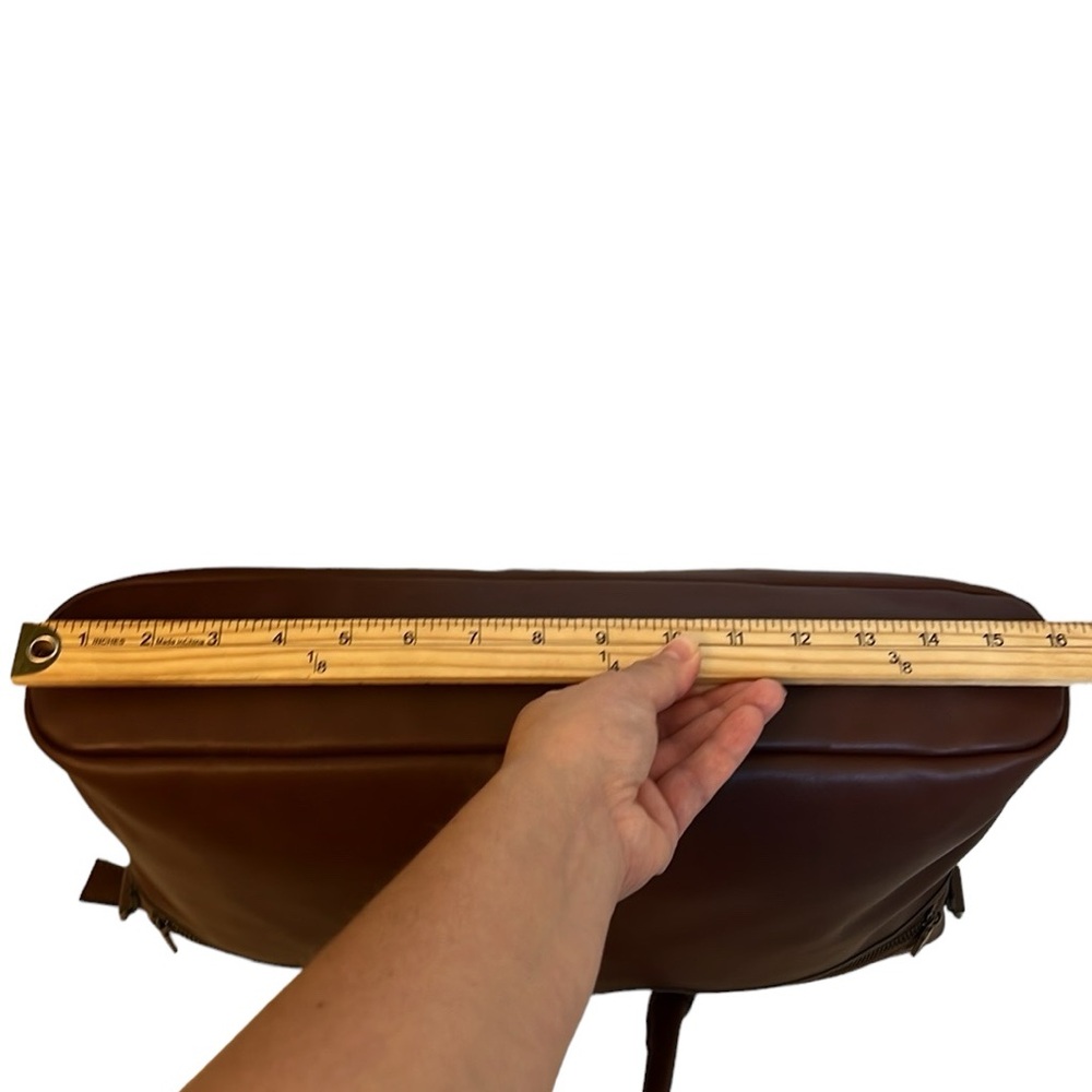 Laptop Tote Bag Brown Business Bag - Picture 7 of 10